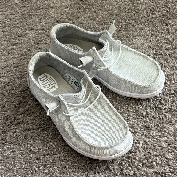 Hey Dude | Shoes | Hey Dude Light Gray Slipon Shoes | Poshmark display picture 3